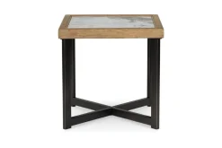 Montia End Table In Brown/Black/Gray