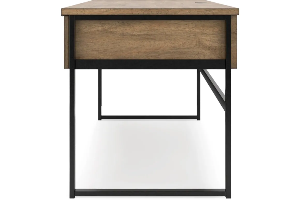 Montia Office Desk In Brown/Gray