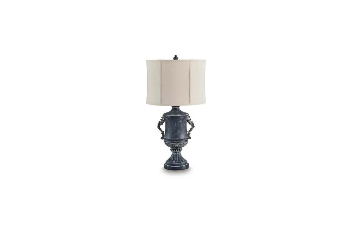 Morvanford Table Lamp In Antique Black