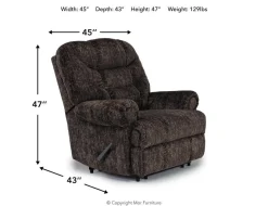 Movie Man Recliner In Chocolate