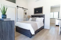 Naialyn Bookcase Bed In Gray, Full