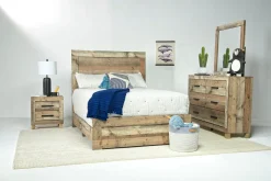 Naialyn Nightstand In Gray