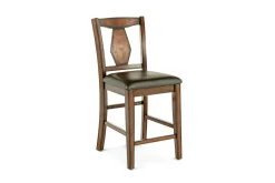 Napa Counter Height Extendable Dining Table & 4 Stools In Brown