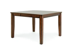 Napa Counter Height Extendable Dining Table, 4 Stools & Bench In Brown