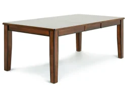 Napa Extendable Dining Table In Brown