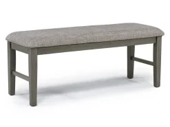 Napa Extendable Dining Table, 4 Chairs & Bench In Brown