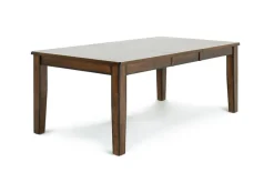 Napa Extendable Dining Table, 4 Chairs & Bench In Brown