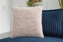 Nashlin Accent Pillow In Rust / White