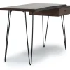 Natures Edge Office Desk In Chestnut