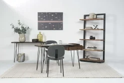 Natures Edge Office Desk In Chestnut