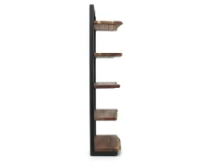 Natures Edge 5-Shelf Bookcase In Brown