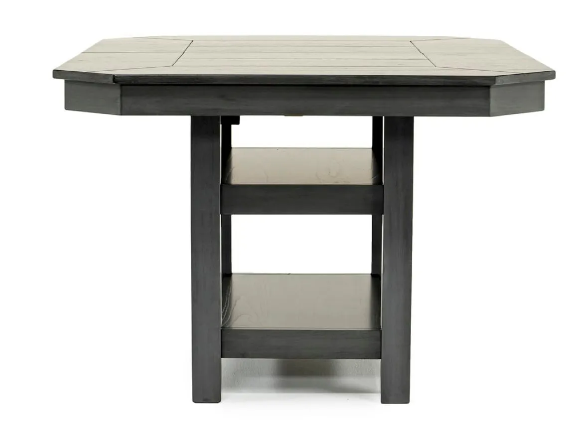 New Haven Adjustable Height Extendable Dining Table In Brown