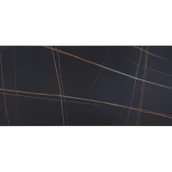 Nicoya Dining Table In Black Sintered Stone