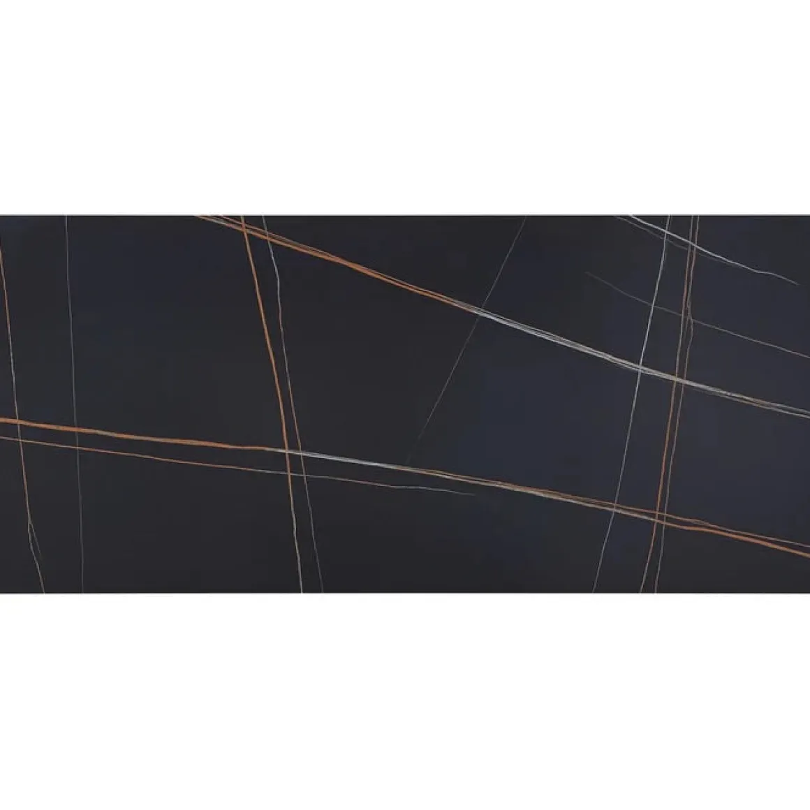 Nicoya Dining Table In Black Sintered Stone