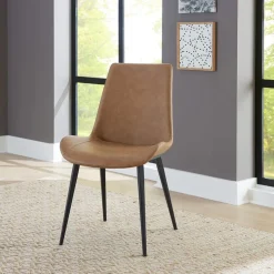 Nicoya Side Chair In Brown, Set Of 2