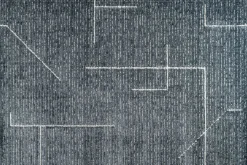 Nube Glow Rug In Ash Blue, 5’ X 7’