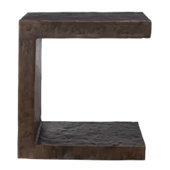 Obra Outdoor Accent Table In Bronze
