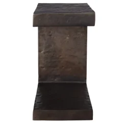 Obra Outdoor Accent Table In Bronze