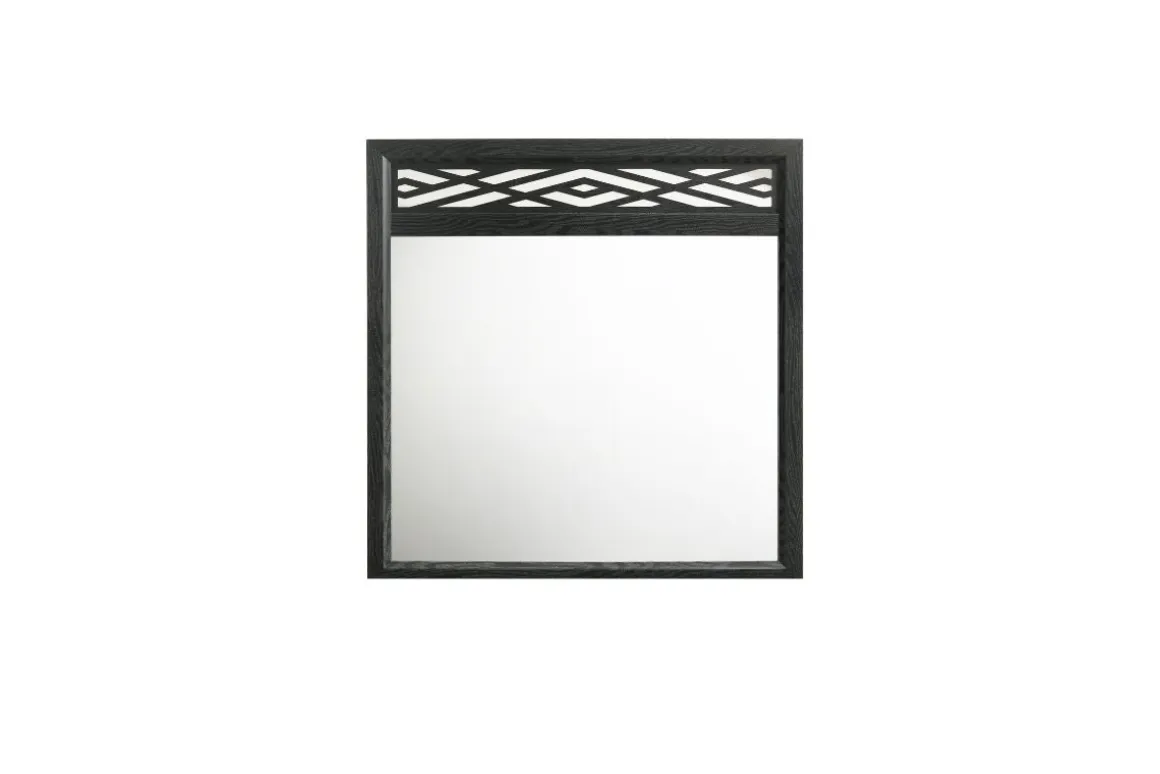 Obsidian Mirror In Black