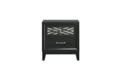Obsidian Nightstand In Black
