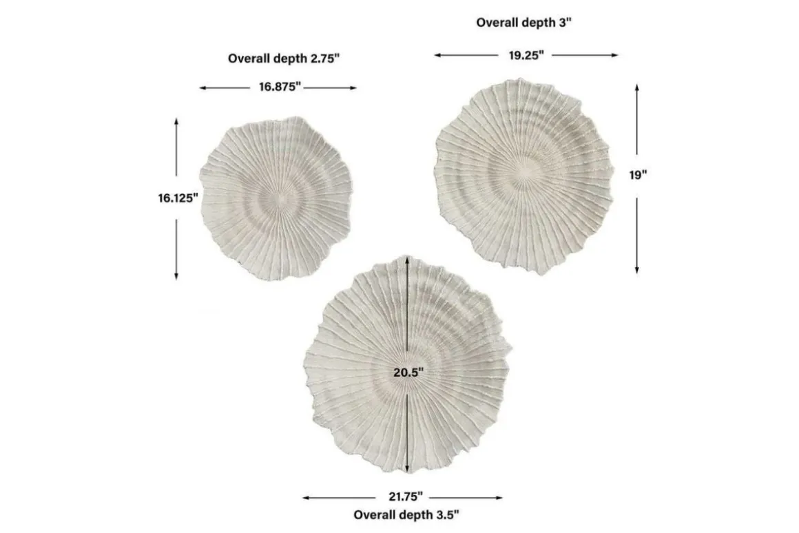 Ocean Gem Wall Art, Set Of 3