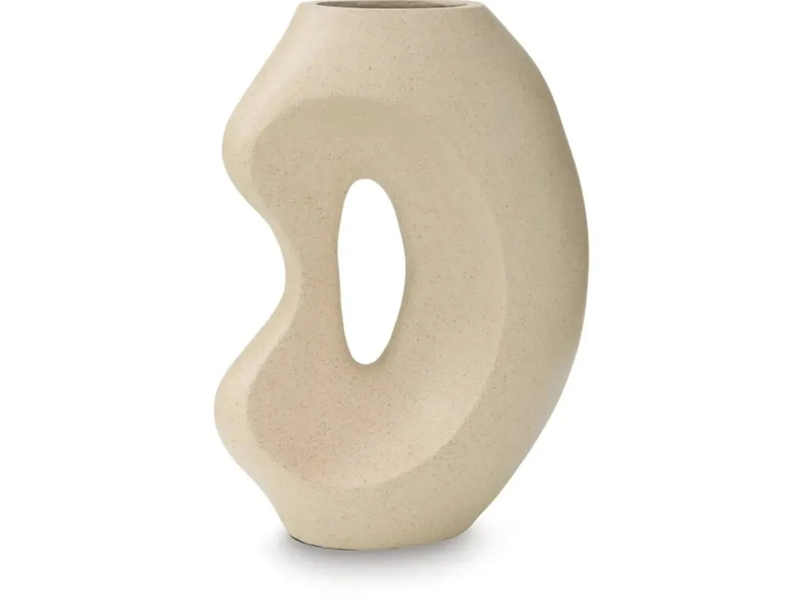 Odion Small Vase In Beige