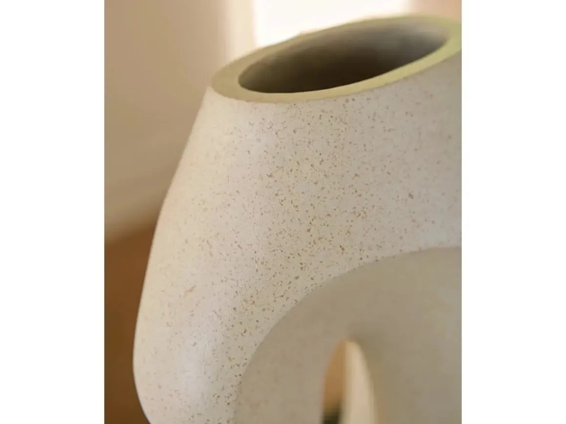 Odion Small Vase In Beige