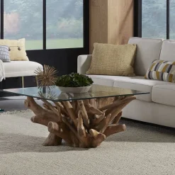 One Coffee Table In Warm Teak