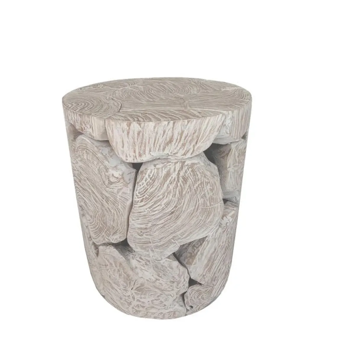 One End Table In Warm Teak