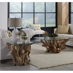 One End Table In Warm Teak