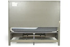 Ontario Panel Bed W/ Storage In Gray, Eastern King