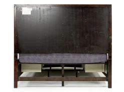 Ontario Panel Bed W/ Storage In Gray, Eastern King