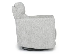 Opal Swivel Gliding Recliner In Dove