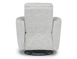 Opal Swivel Gliding Recliner In Dove