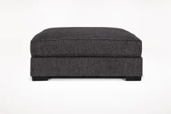 Oracle Oversized Ottoman In Envy Ebony