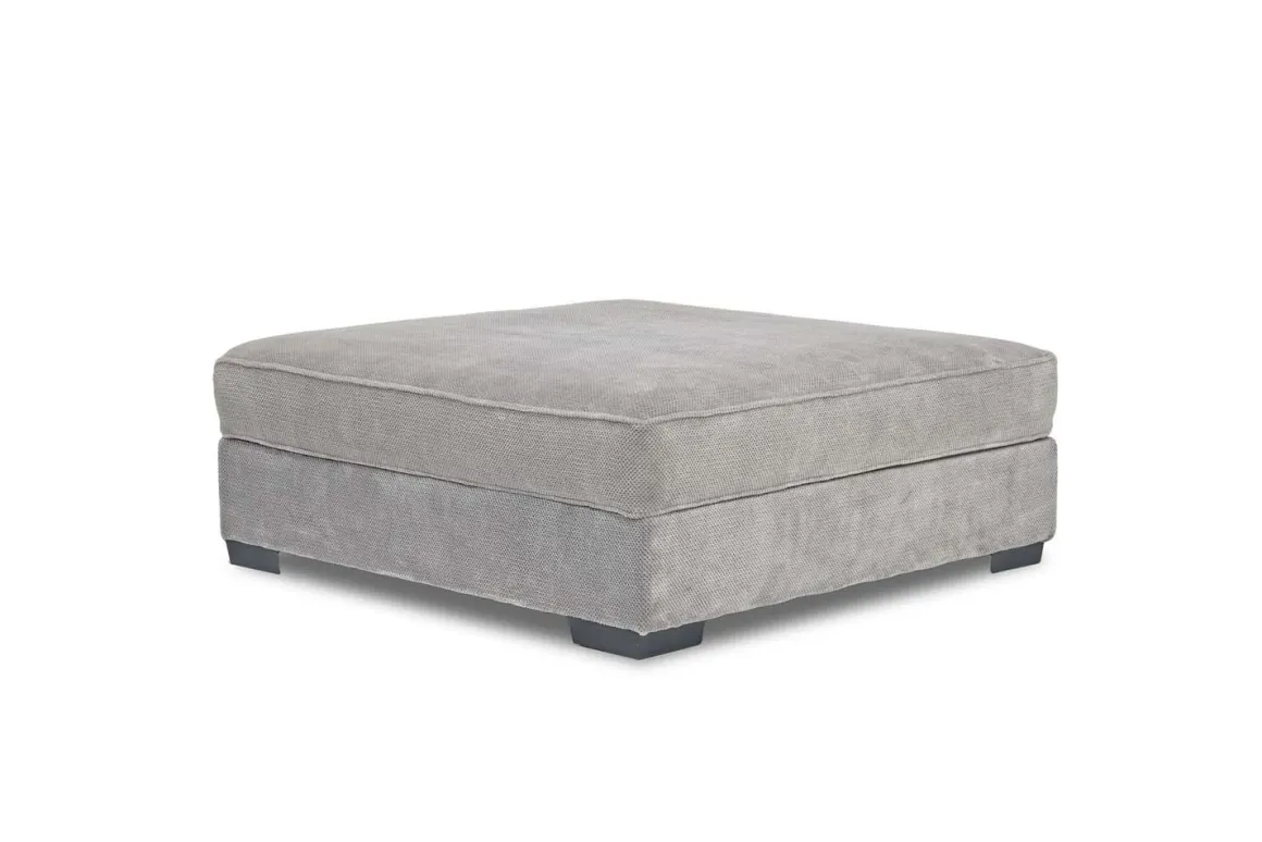 Oracle Oversized Ottoman In Envy Ebony