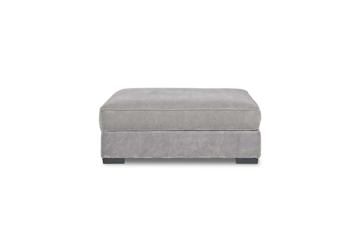 Oracle Oversized Ottoman In Envy Ebony