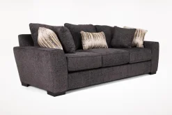 Oracle Queen Sleeper Sofa W/ Mattress In Envy Ebony, Down