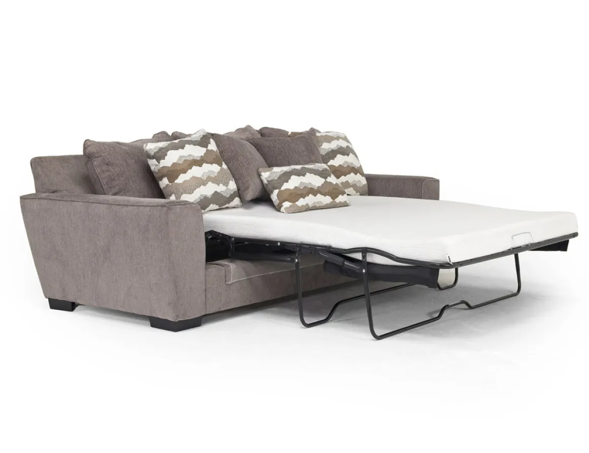 Oracle Queen Sleeper Sofa W/ Mattress In Envy Ebony, Down