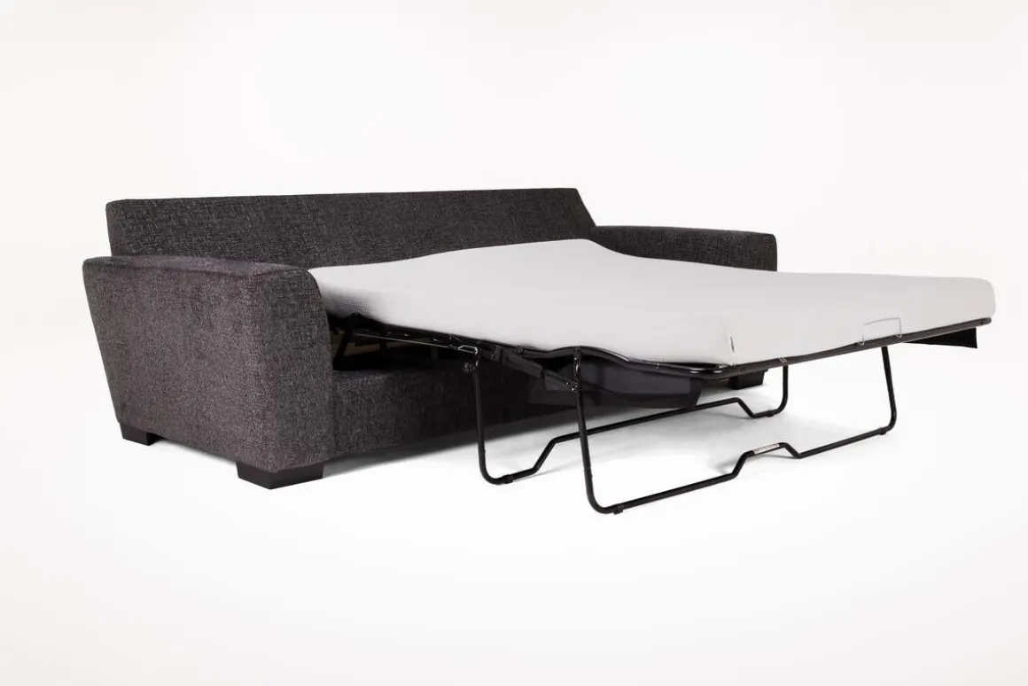 Oracle Queen Sleeper Sofa W/ Mattress In Envy Ebony, Down