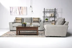 Oracle Sofa & Loveseat In Envy Ebony, Down