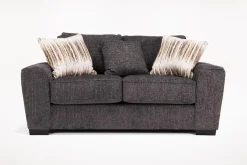 Oracle Sofa & Loveseat In Envy Ebony, Down