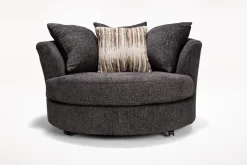 Oracle Swivel Chair In Envy Bark