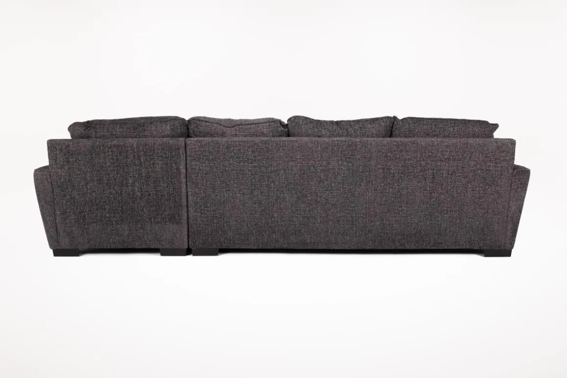 Oracle Xl Sofa Chaise In Envy Ebony, Left Facing, Down