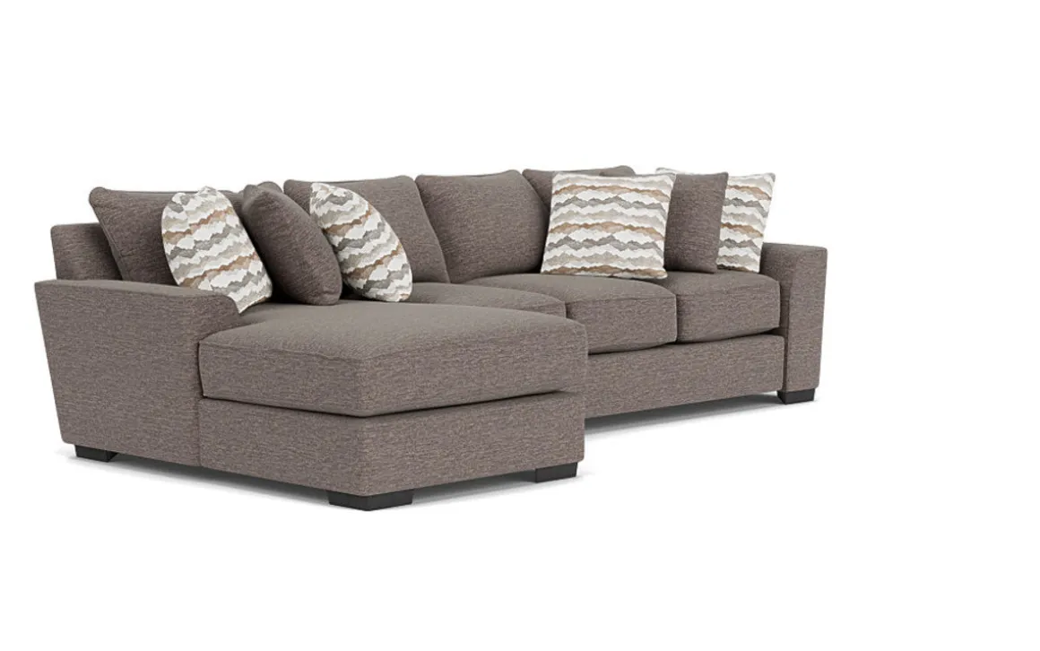 Oracle Xl Sofa Chaise In Envy Ebony, Left Facing, Down