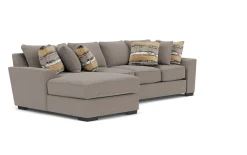 Oracle Xl Sofa Chaise In Envy Ebony, Left Facing, Down