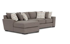 Oracle Xl Sofa Chaise In Envy Ebony, Left Facing, Down