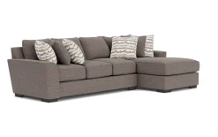 Oracle Xl Sofa Chaise In Envy Ebony, Left Facing, Down