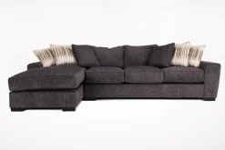Oracle Xl Sofa Chaise In Envy Ebony, Left Facing, Down
