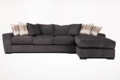 Oracle Xl Sofa Chaise In Envy Ebony, Left Facing, Down